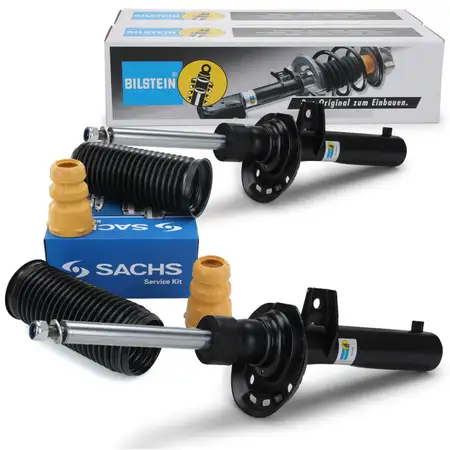 2x BILSTEIN B4 Sto&szlig;d&auml;mpfer + SACHS Staubschutz f&uuml;r VW TOURAN (1T1 1T2 1T3) vorne