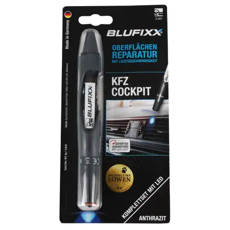 BLUFIXX Reparaturstift Oberfl&auml;chenreparatur f&uuml;r ANTHRAZIT KFZ Cockpit