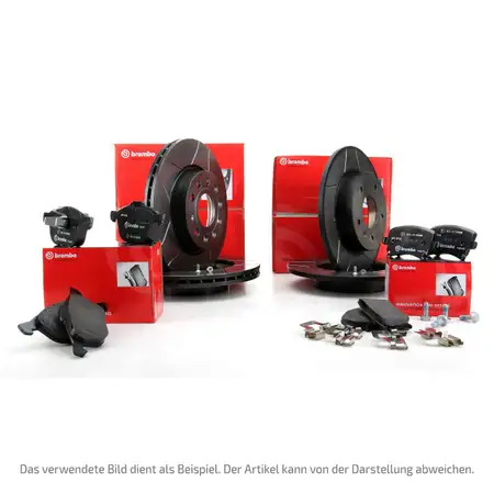 Brembo MAX LINE Bremsscheiben + Bel&auml;ge AUDI A3 SEAT SKODA VW GOLF 4 vorne hinten