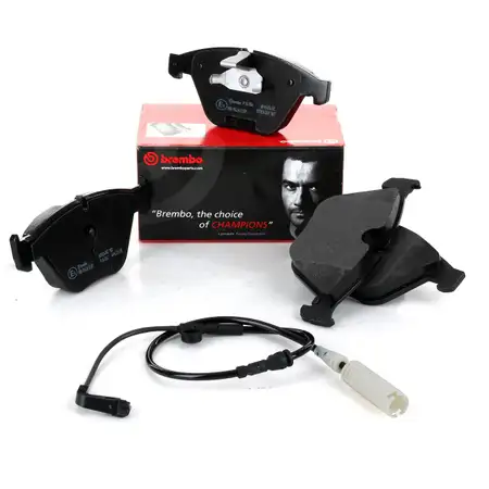 BREMBO Bremsbel&auml;ge Bremskl&ouml;tze + Wako f&uuml;r BMW 5er E60 E61 6er E63 E64 vorne