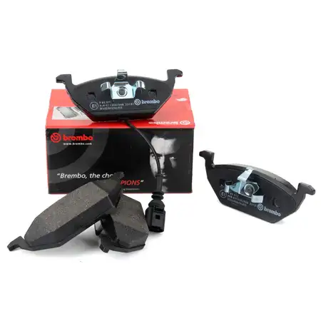 BREMBO P85072 Bremsbel&auml;ge + Wako AUDI A2 A3 SEAT SKODA VW GOLF 4 5 6 POLO vorne