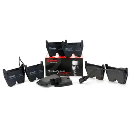 BREMBO Bremsbel&auml;ge Bremskl&ouml;tze + Verschlei&szlig;sensor P85078 f&uuml;r AUDI RS6 C5 vorne