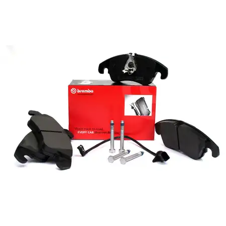 BREMBO Bremsbel&auml;ge + WAKO AUDI A4 (B8) A5 (8T 8F) A6 A7 (4G C7) Q5 (8R) vorne