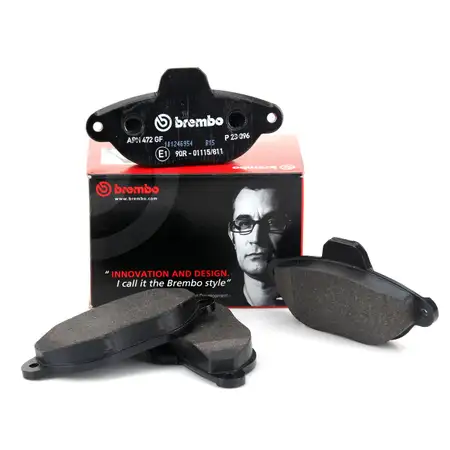 BREMBO Bremsbel&auml;ge Bremsbelagsatz f&uuml;r Fiat Panda Punto Seicento Lancia Y vorne