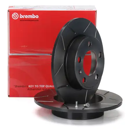 Brembo MAX LINE Bremsscheiben f&uuml;r Audi A1 A3 Seat Skoda VW Golf 4 Polo hinten
