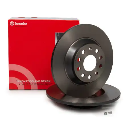 BREMBO Bremsscheiben f&uuml;r AUDI A3 Q2 SEAT SKODA VW GOLF 7 PASSAT TIGUAN hinten