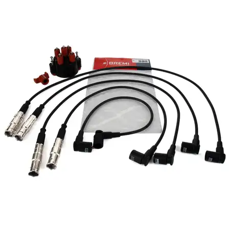 Verteilerkappe + Verteilerfinger + Z&uuml;ndkabelsatz MERCEDES 190 W201 W123 W124 M102