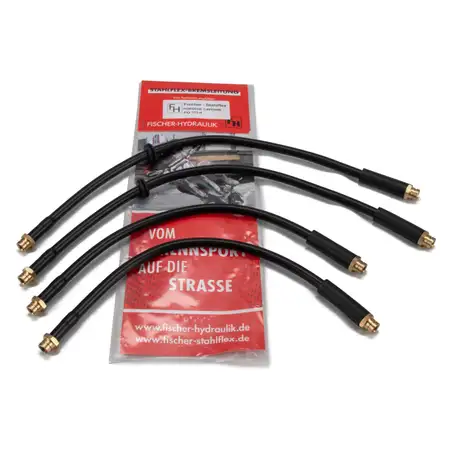 Fischer Stahlflex PO 113-4 Bremsschlauch Satz AUDI Q7 PORSCHE Cayenne VW Touareg