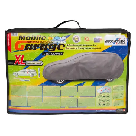 Ganzgarage Abdeckplane Autogarage Autokapuze PKW SCHR&Auml;GHECK/KOMBI XL