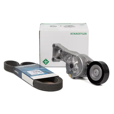 CONTI 6DPK1195 Keilrippenriemen + INA Spanner A3 LEON OCTAVIA GOLF 4 T5 1.9 TDI