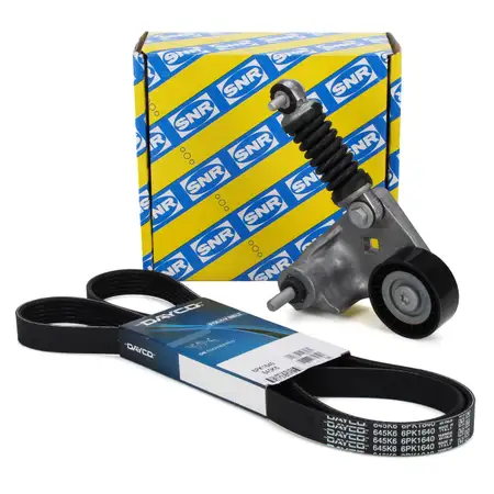 CONTI 6PK1642 Keilrippenriemen + SNR Riemenspanner FORD Mondeo III 2.0/2.2 TDCi