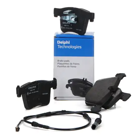 DELPHI Bremsbel&auml;ge + Warnkontaktkabel BMW X3 F25 X4 F26 ohne Sportpaket vorne