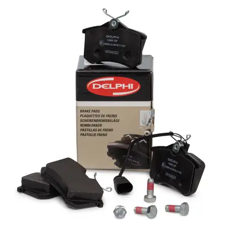 DELPHI Bremsbel&auml;ge + Warnkontakt AUDI RS4 B7 FORD SEAT SKODA VW SHARAN T4 hinten
