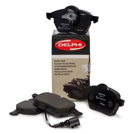 DELPHI Bremsbel&auml;ge + Wako AUDI A3 8L TT SEAT SKODA OCTAVIA VW BORA GOLF 4 vorne