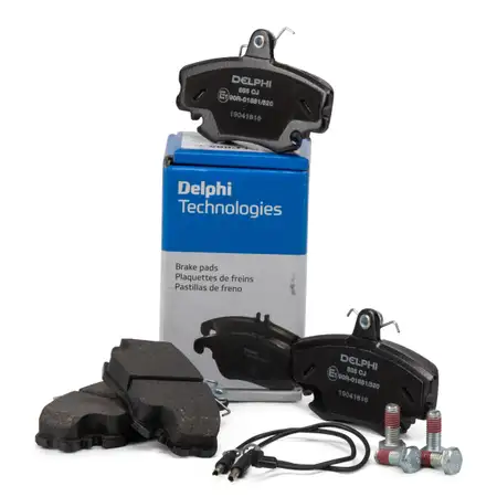 DELPHI Bremsbel&auml;ge + Wako RENAULT CLIO 1 2 MEGANE 1 THALIA 1 2 TWINGO 1 2 vorne