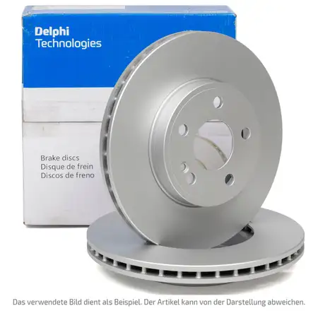 DELPHI Bremsscheiben f&uuml;r MINI R50 R53 + CABRIO R52 ONE / COOPER / WORKS vorne