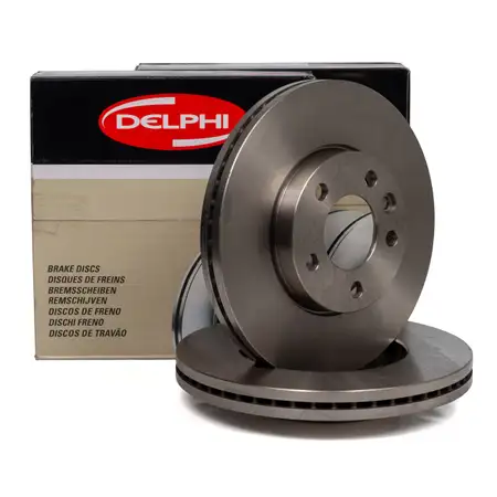 DELPHI Bremsscheiben Satz f&uuml;r VW MULTIVAN TRANSPORTER T5 T6 16 Zoll PR-2E3 vorne