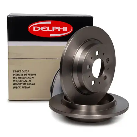 DELPHI Bremsscheiben f&uuml;r VOLVO S60 S70 S80 V70 I II XC70 CROSS COUNTRY hinten