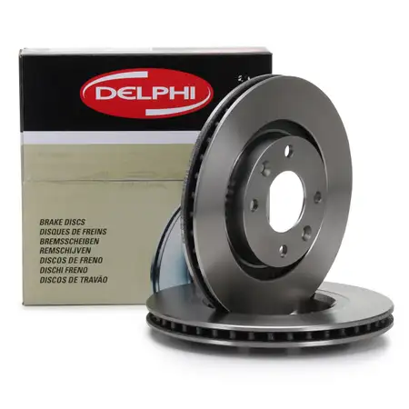 DELPHI BG3620 Bremsscheiben Satz CITROEN C3 C4 PEUGEOT 206 207 208 307 vorne