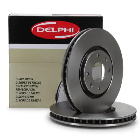 DELPHI BG3622 Bremsscheiben Satz CITROEN C3 C4 PEUGEOT 206 207 307 308 vorne