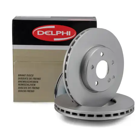 DELPHI Bremsscheiben Satz f&uuml;r MERCEDES-BENZ E-KLASSE W211 S211 VF211 vorne