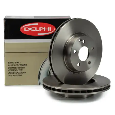 DELPHI Bremsscheiben Satz MERCEDES-BENZ CLS C219 E-KLASSE W211 S211 VF211 vorne