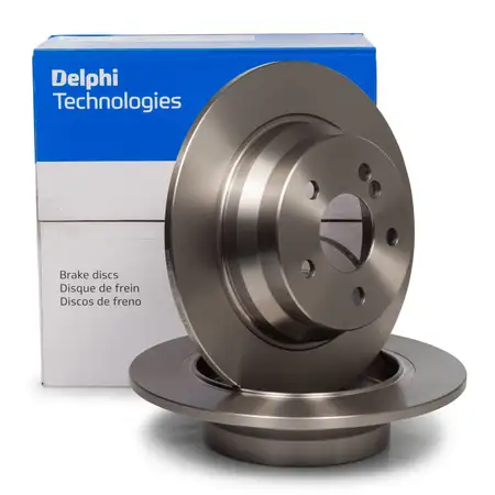 DELPHI Bremsscheiben Satz MERCEDES-BENZ CLS C/X218 E-KLASSE W/S211 W/S212 hinten