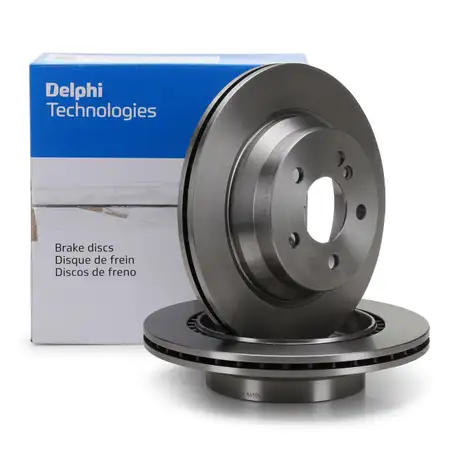DELPHI Bremsscheiben Satz MERCEDES C/X218 C219 W211 S211 W212 S212 X204 hinten