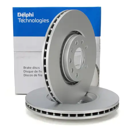 DELPHI Bremsscheiben f&uuml;r OPEL ADAM ASTRA G H CORSA D E MERIVA ZAFIRA A B vorne