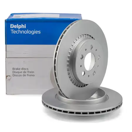 DELPHI Bremsscheiben f&uuml;r VOLVO XC90 I 2.5 T + 3.2 + T6 + V8 + D3 + D5 hinten
