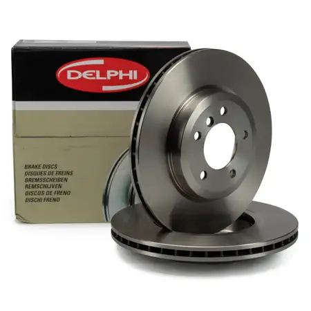 DELPHI Bremsscheiben Satz f&uuml;r BMW 3er E46 330i/xi 330d/xd Z4 E85 E86 3.0si vorne