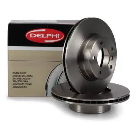 DELPHI Bremsscheiben f&uuml;r BMW 5er E60 E61 TOURING 520i 523i 525i 520d 525d vorne