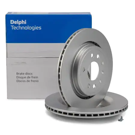 DELPHI Bremsscheiben Satz f&uuml;r FIAT CROMA OPEL SIGNUM VECTRA C SAAB 9-3 hinten