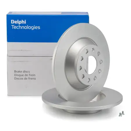 DELPHI Bremsscheiben Satz f&uuml;r AUDI A6 (C5 C6 C7) PR-1KD/2ED/1KW/2EE hinten