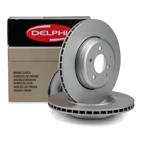 DELPHI Bremsscheiben f&uuml;r BMW E60 E61 540-550i 535d E63 E64 645/650i 635d hinten
