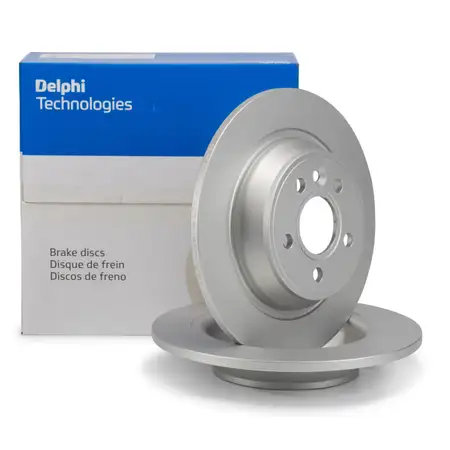 DELPHI Bremsscheiben f&uuml;r FORD FOCUS II 2.5 RS GALAXY KUGA I S-MAX (WA6) hinten