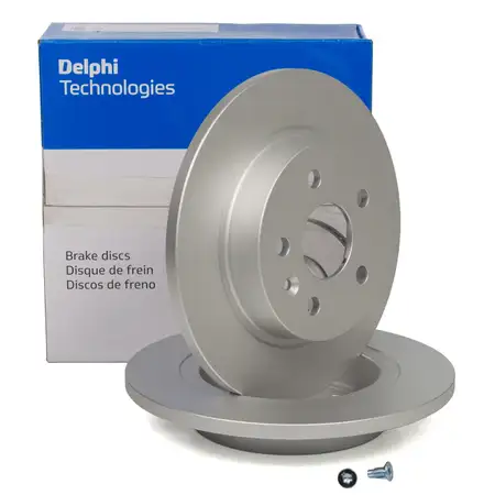 DELPHI Bremsscheiben f&uuml;r CHEVROLET CRUZE OPEL ASTRA J MOKKA / MOKKA X hinten