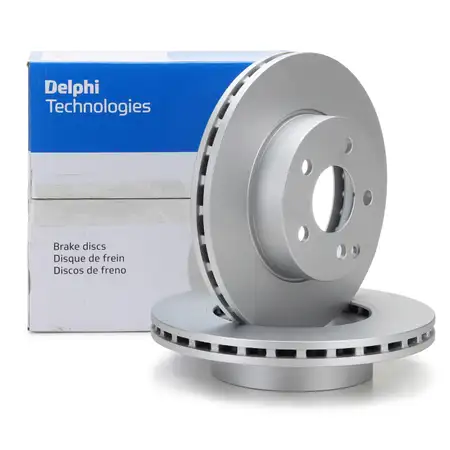 DELPHI Bremsscheiben Satz MERCEDES C-KLASSE W204 C180 C180CDI C200CDI vorne