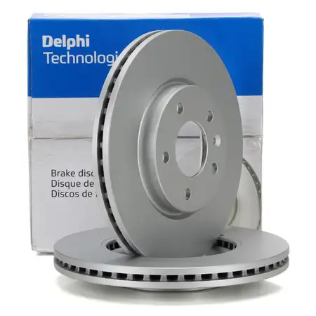 DELPHI Bremsscheiben f&uuml;r OPEL ASTRA J MOKKA / MOKKA X ZAFIRA C 16 Zoll vorne