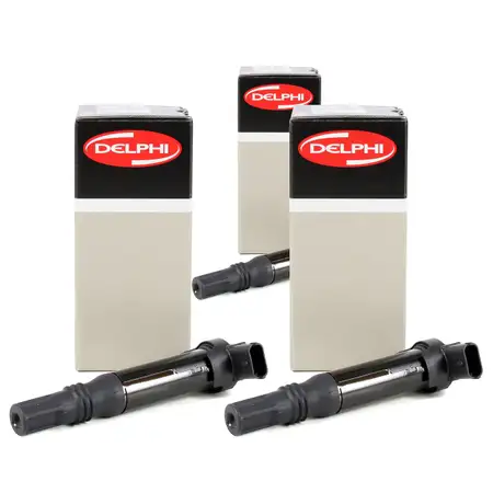 3x DELPHI Z&uuml;ndspule GN10583-12B1 CITROEN C1 C3 DS3 f&uuml;r PEUGEOT 108 208 301 308