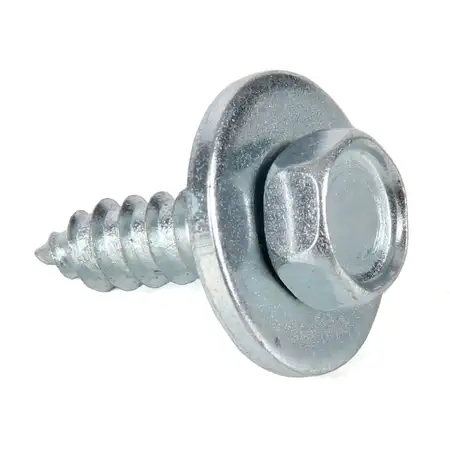 50x Schraube Karosserie Sechskantschraube mit Scheibe f&uuml;r BMW 4,8x16 mm