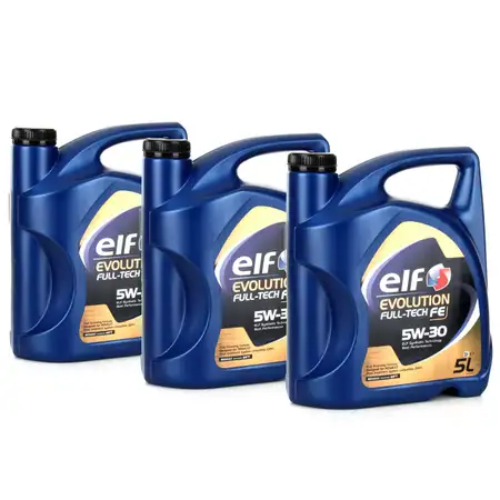 elf Evolution Full-Tech FE 5W-30 Motor&ouml;l RENAULT RN0720 MB 226.51 - 15L 15 Liter