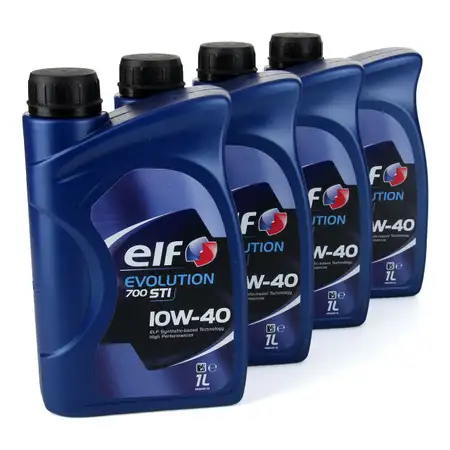 elf Evolution 700 STI 10W-40 Motor&ouml;l f&uuml;r VW 501.01/505.00 MB 229.1 - 4L 4 Liter