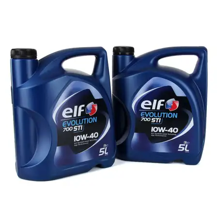 elf Evolution 700 STI 10W-40 Motor&ouml;l VW 501.01/505.00 MB 229.1 - 10L 10 Liter