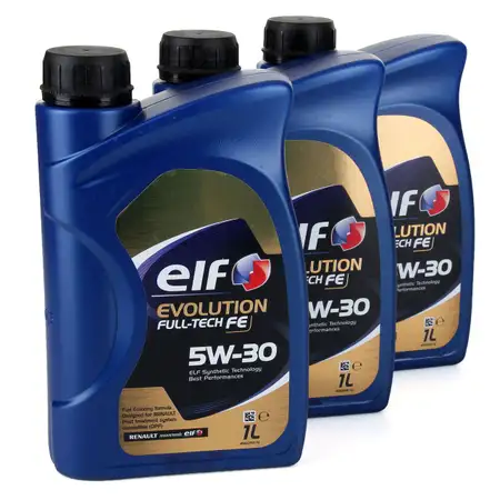 elf Evolution Full-Tech FE 5W-30 Motor&ouml;l RENAULT RN0720 MB 226.51 - 3L 3 Liter