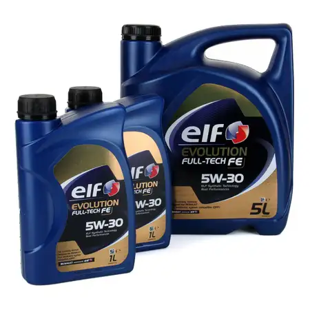 elf Evolution Full-Tech FE 5W-30 Motor&ouml;l RENAULT RN0720 MB 226.51 - 7L 7 Liter