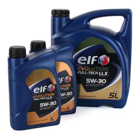 7L 7 Liter elf Evolution Full-Tech LLX 5W-30 Motor&ouml;l 504.00/507.00 MB 229.51