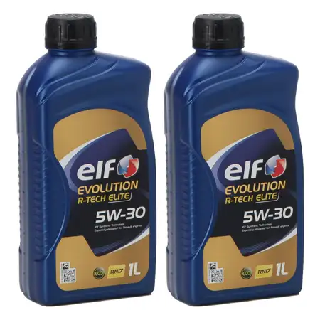 elf Evolution RN-TECH ELITE 5W-30 5W30 Motor&ouml;l &Ouml;l C3 Renault RN17 - 2L 2 Liter