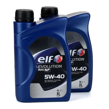 elf Evolution 900 NF 5W-40 Motor&ouml;l VW 502.00/505.00 MERCEDES 229.3 - 2L 2 Liter