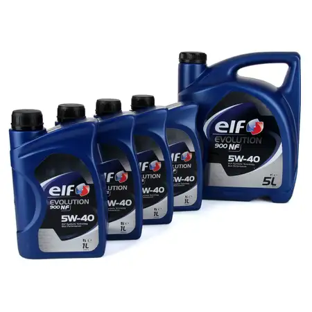 elf Evolution 900 NF 5W-40 Motor&ouml;l VW 502.00/505.00 MERCEDES 229.3 - 9L 9 Liter